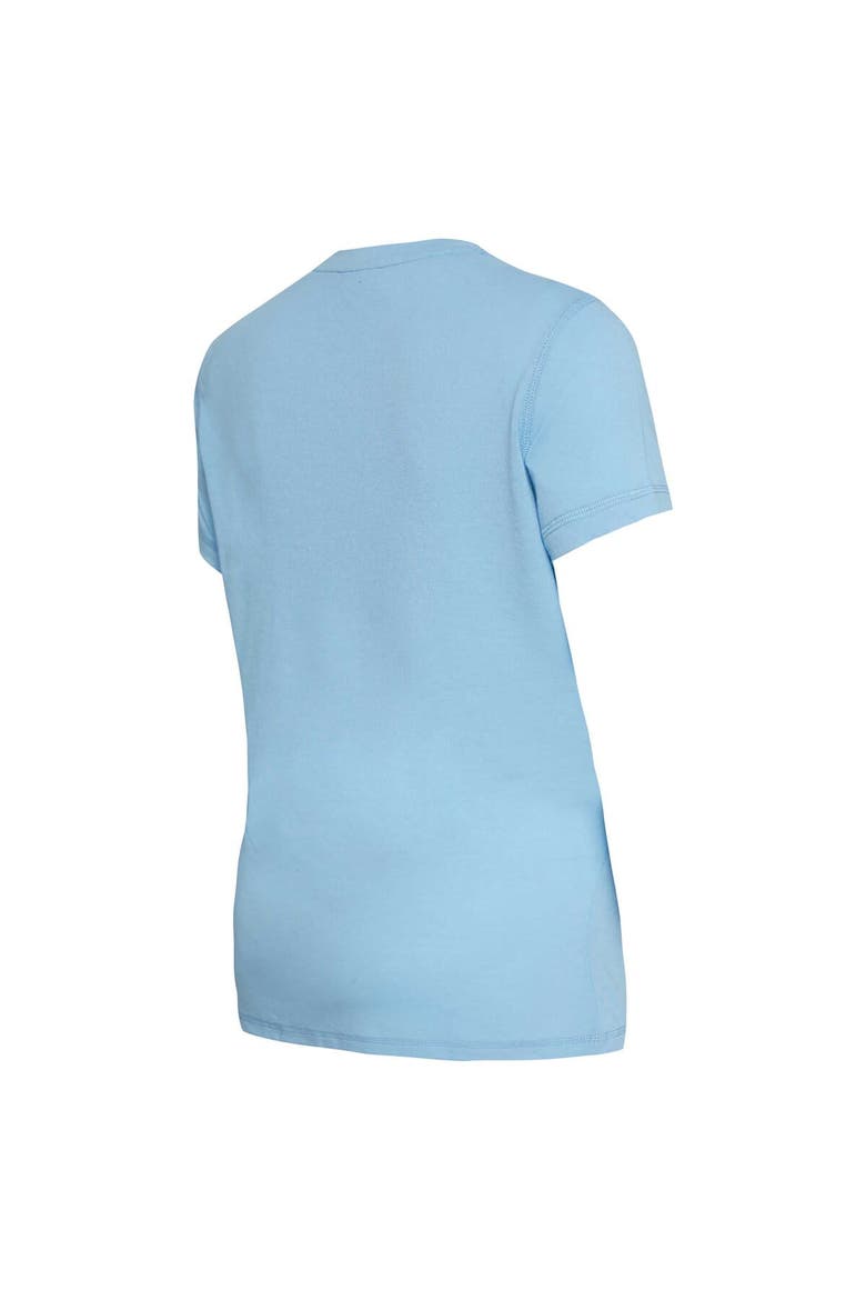 Women's Concepts Sport Light Blue/Navy Tennessee Titans Arctic T-Shirt & Flannel Pants Sleep Set, Alternate, color, Light Blue