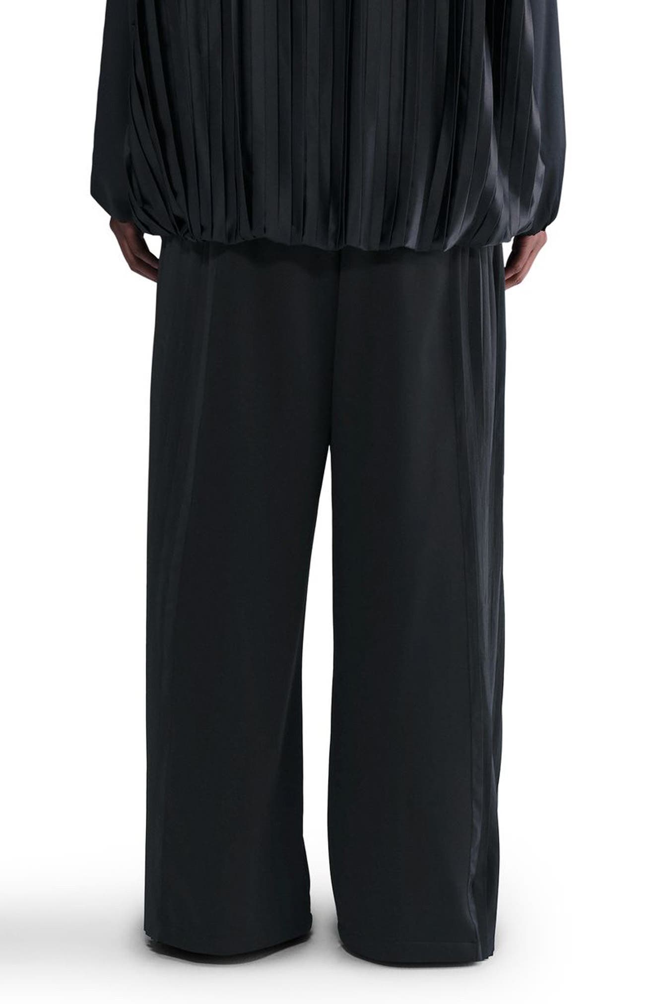 Pleated Wide Leg Pants - image 2