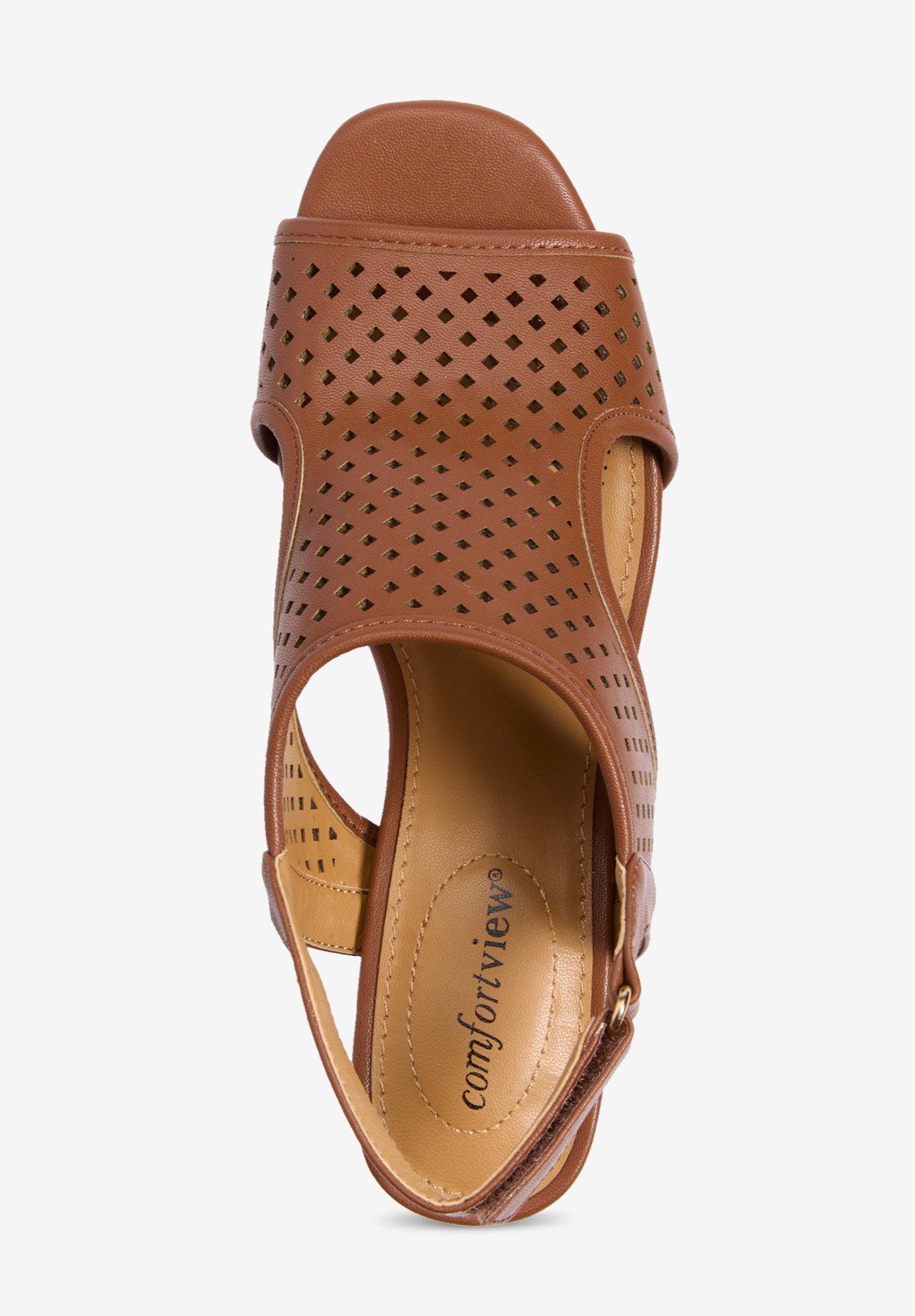 Comfortview The Wells Sandal, Alternate, color, Black