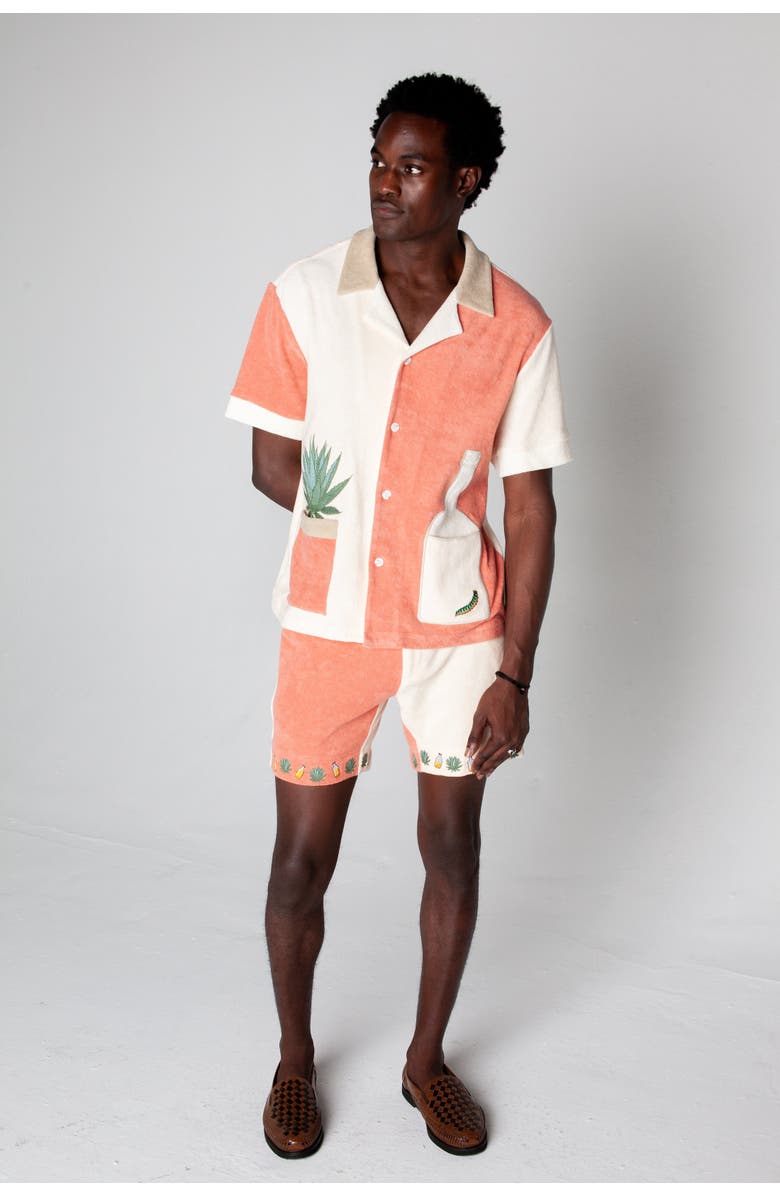 Tombolo '¡Gusanito!' Cabana, Alternate, color, Parchment/Pink Adobe