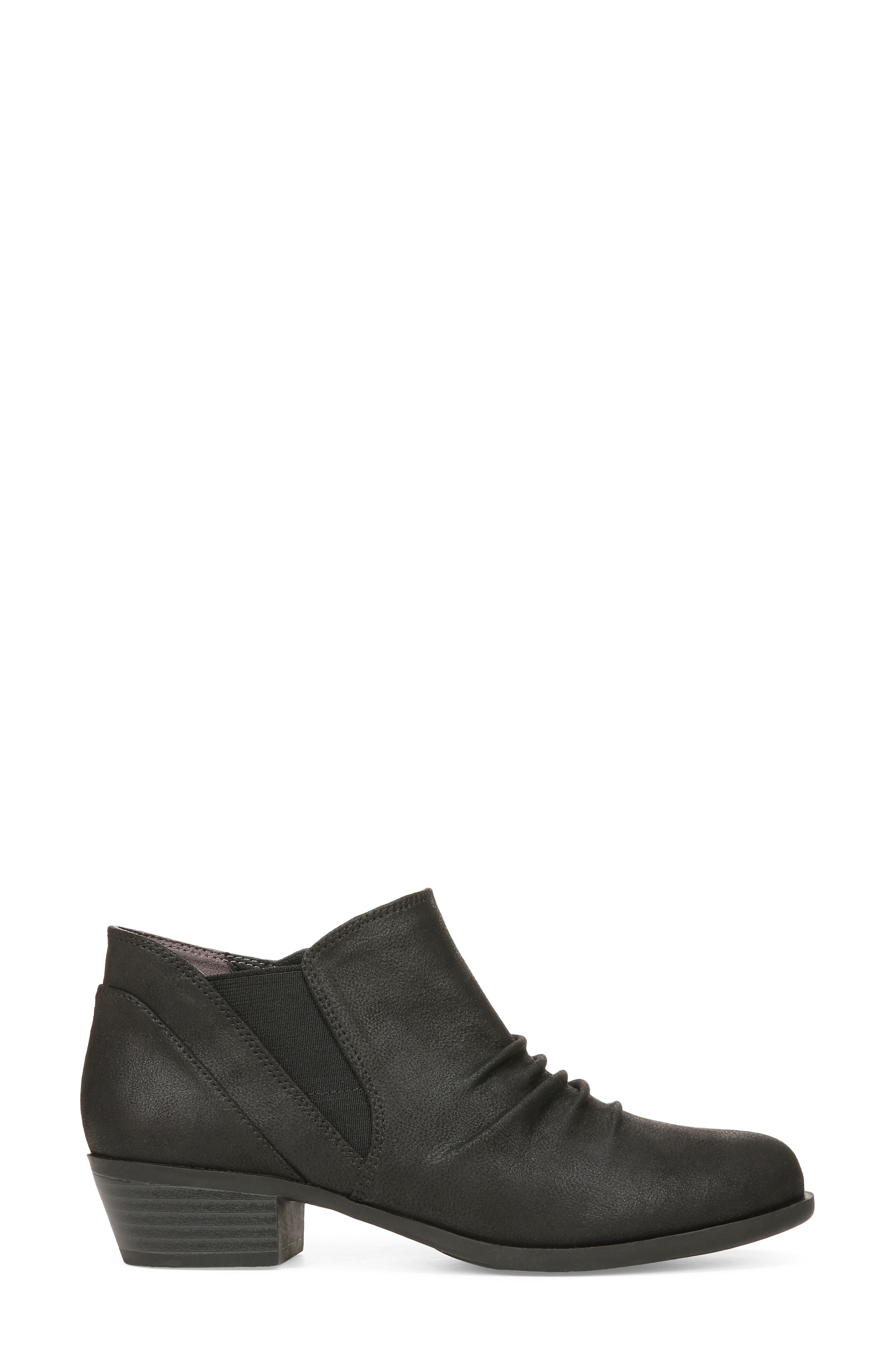 LifeStride Aurora Scrunch Ankle Boot - Wide Width Available, Alternate, color, Black