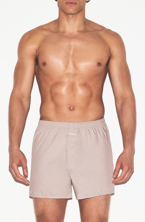 Skims Assorted 3-pack Cotton Poplin Boxers In Multi
