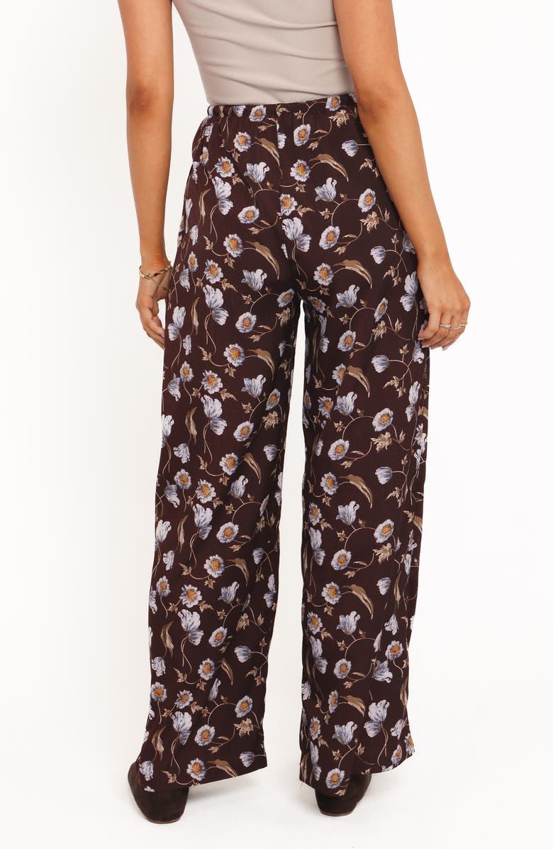 Petal & Pup Calantha Floral Wide Leg Drawstring Pants, Alternate, color, Fall Floral