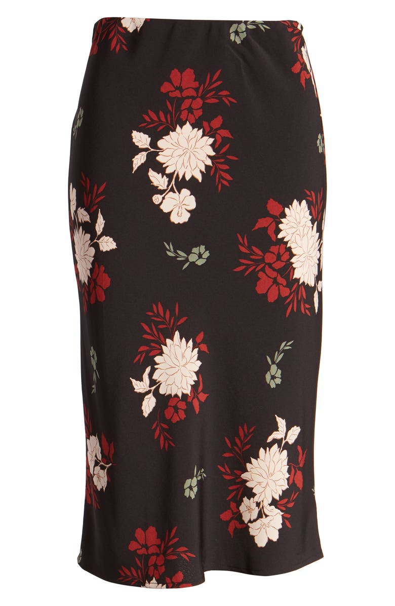 Bobeau Courtney Bias Cut Skirt, Alternate, color,