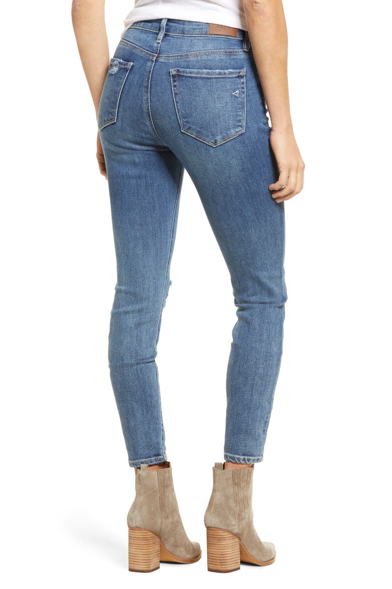 High Rise Super Stretch Skinny Jeans, Alternate, color, DARK WASH