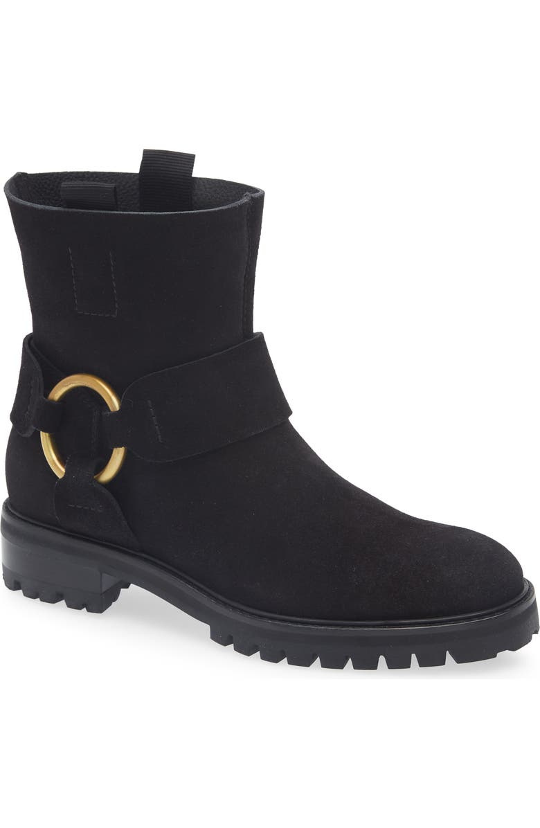 Pedro Garcia Sandor Lug Sole Boot, Main, color, Black Castoro