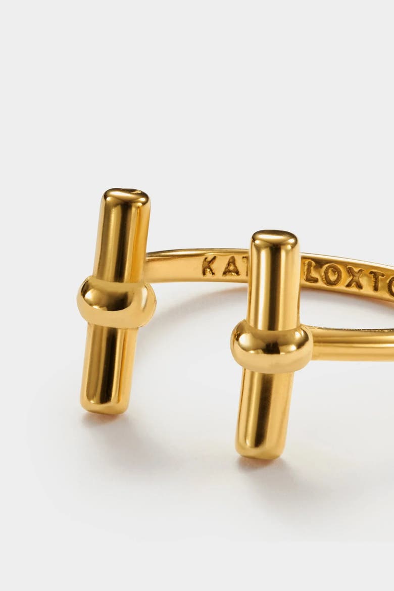 Themis Waterproof Gold T-Bar Ring, Alternate, color, Gold