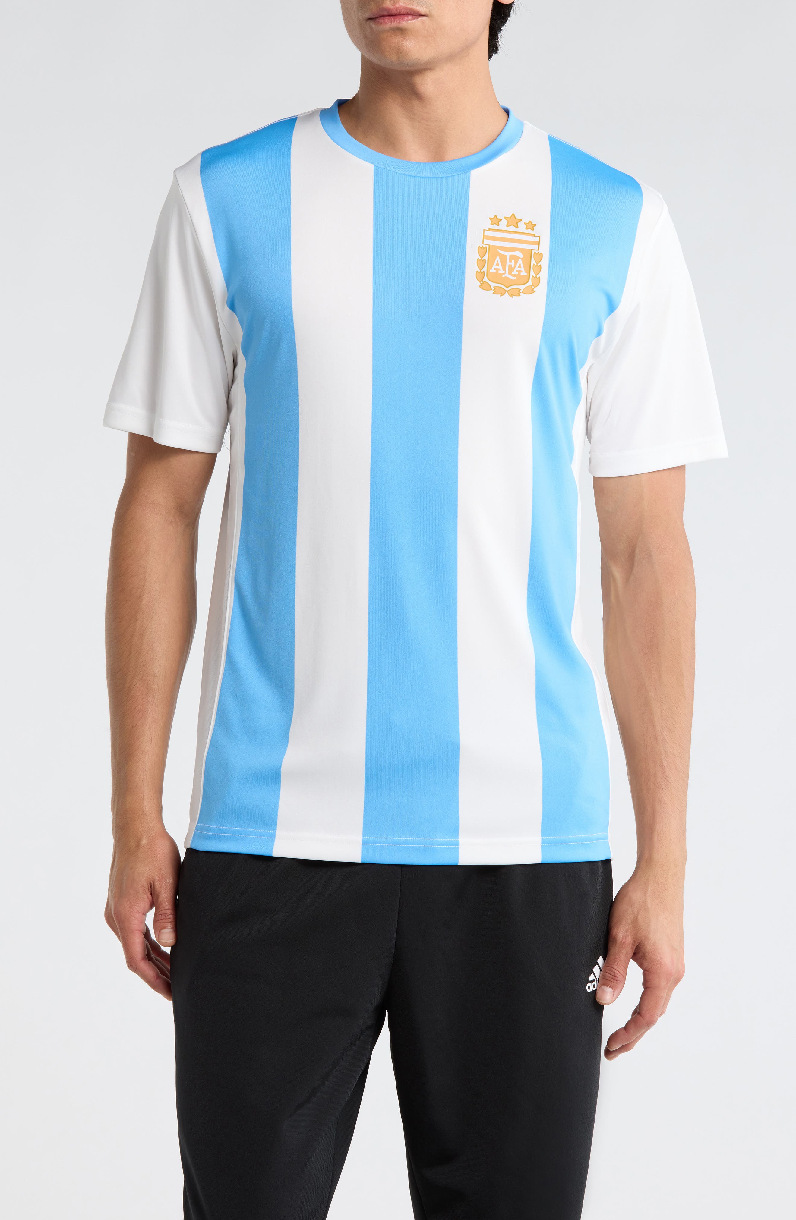 Goodie Two Sleeves Argentina National Football Team Stripe T-Shirt