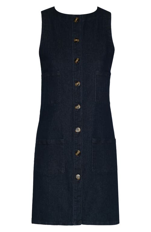 THE LULO PROJECT THE LULO PROJECT TILDE SLEEVELESS DENIM MINIDRESS