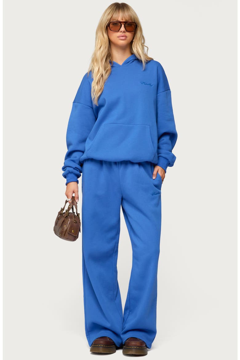 Basic Girl Wide Leg Sweatpants, Alternate, color, BLUE