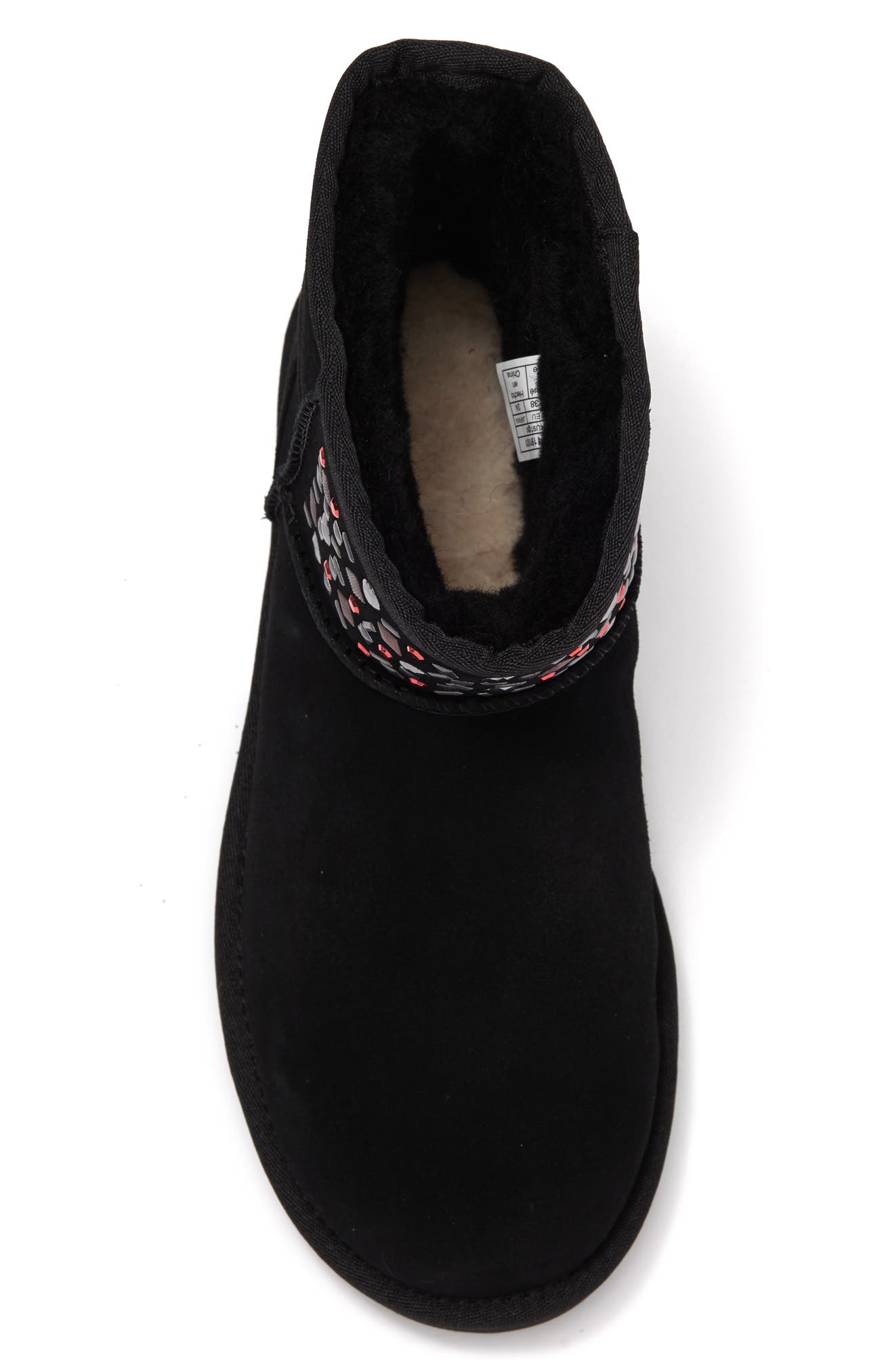 UGG<sup>®</sup> UGG Classic Genuine Sheepskin Mini Stud II Boot, Alternate, color, 