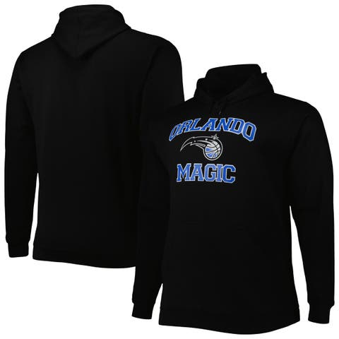 Men's Black Orlando Magic Big & Tall Heart & Soul Pullover Hoodie