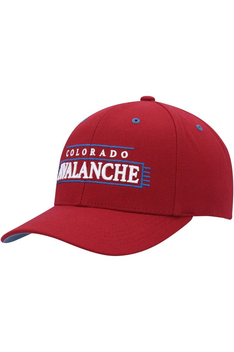 Men's Mitchell & Ness Burgundy Colorado Avalanche LOFI Pro Snapback Hat, Alternate, color, Maroon