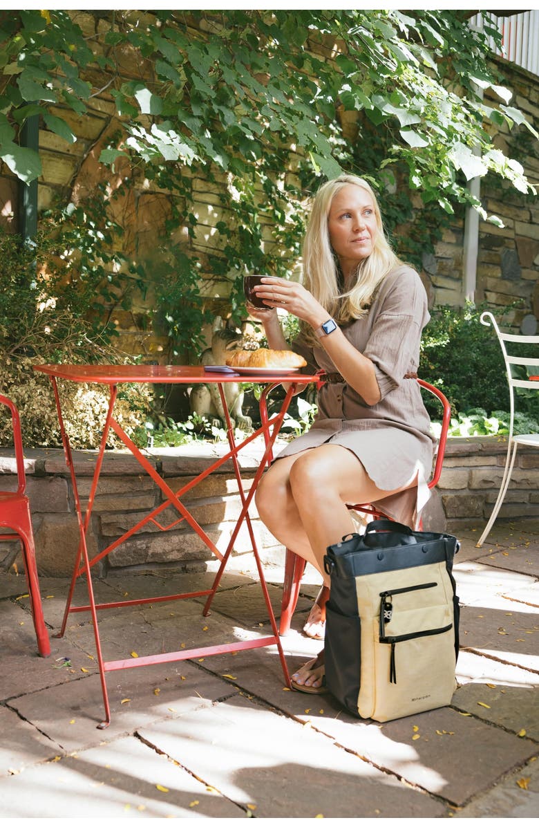 Sherpani Soleil Anti Theft Convertible Backpack, Fits 15 Inch Laptop, Alternate, color, Straw