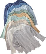BUTTERBLU Kids' London 5-Pack Assorted Organic Cotton T-Shirts
