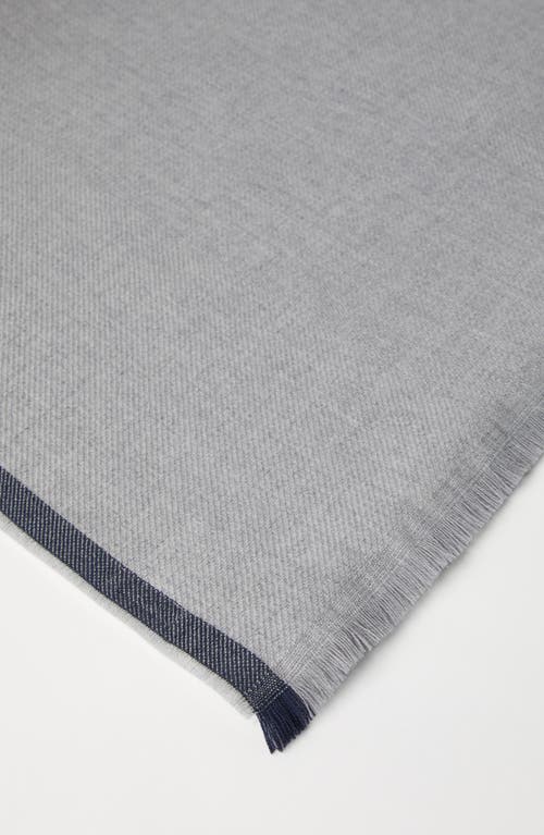 Brunello Cucinelli Scarf In Pearl Grey