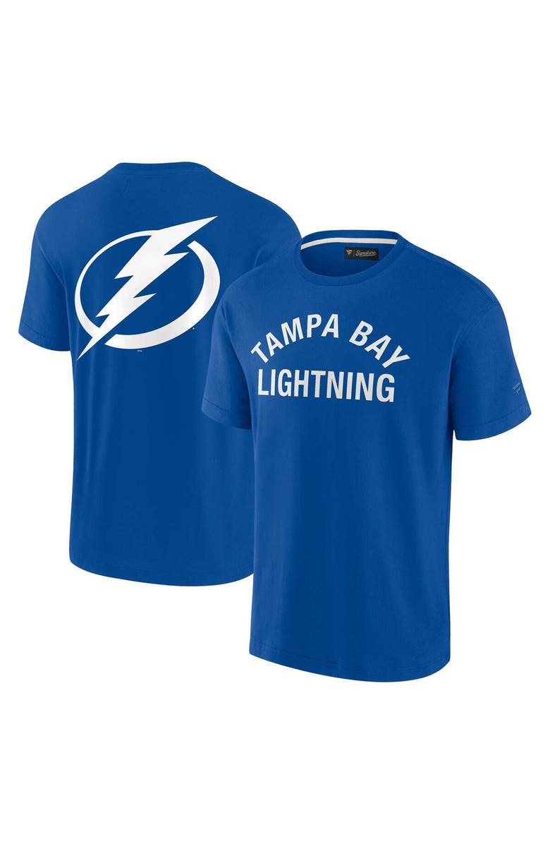 Fanatics Signature Unisex Fanatics Signature Royal Tampa Bay Lightning Elements Super Soft Short Sleeve T-Shirt, Main, color,