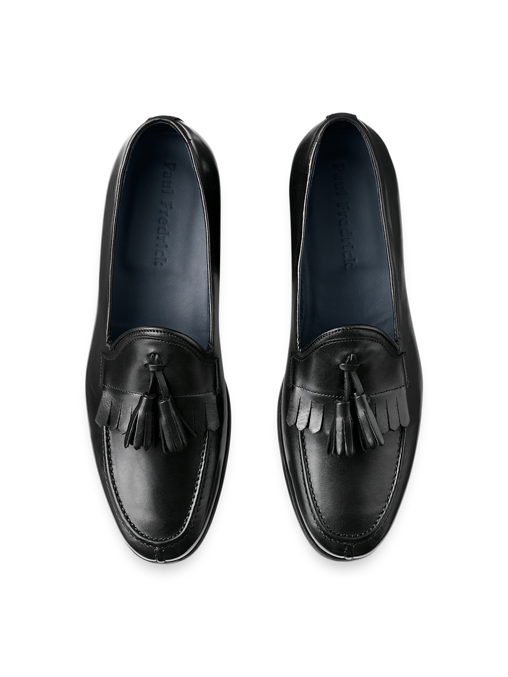 Paul Fredrick Lennon Kiltie Tassel Loafer, Alternate, color, Black
