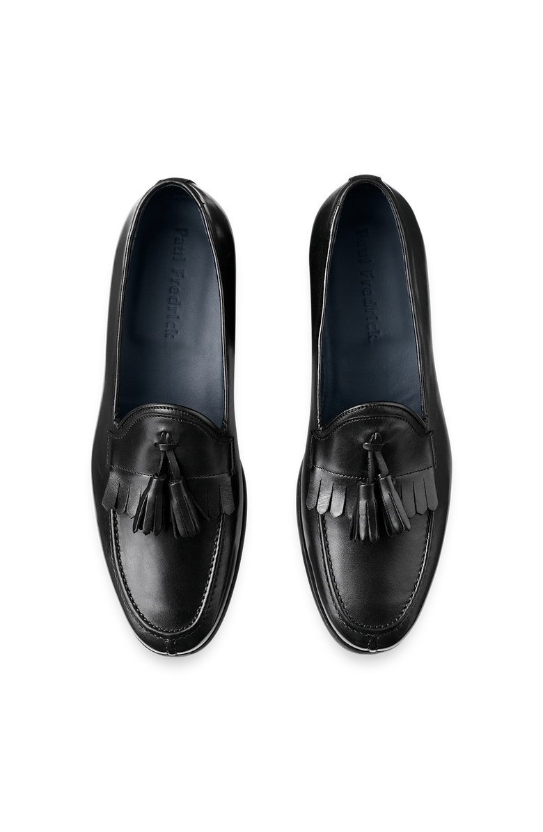 Paul Fredrick Lennon Kiltie Tassel Loafer, Alternate, color, Black