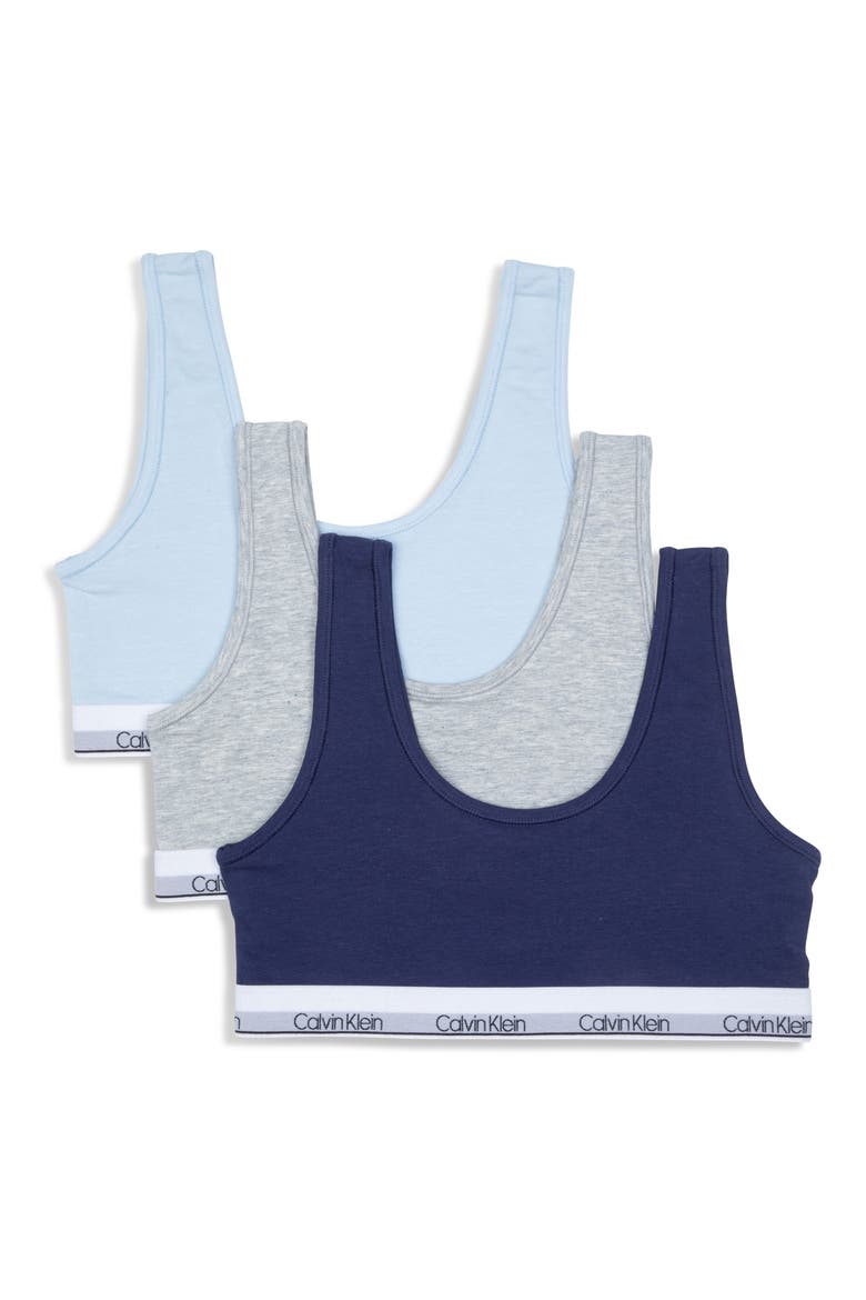 Classic Bralette - Pack of 3, Main, color, SYMPHONY/ HEATHER/ EMPRYEAN