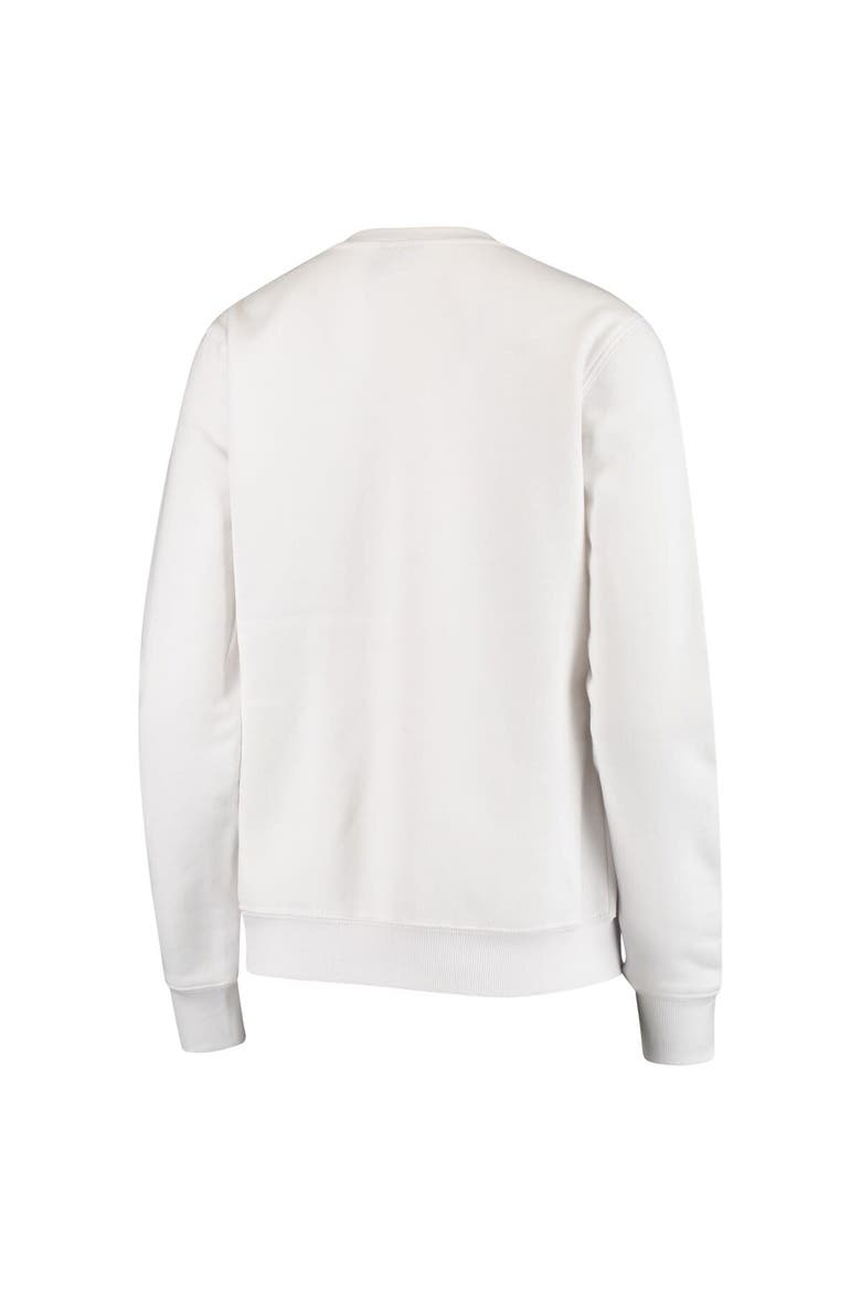 Women's Colosseum White Penn State Nittany Lions Campanile Pullover Sweatshirt, Alternate, color, White