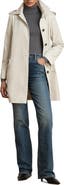 Lauren Ralph Lauren Balmacaan Hooded Raincoat