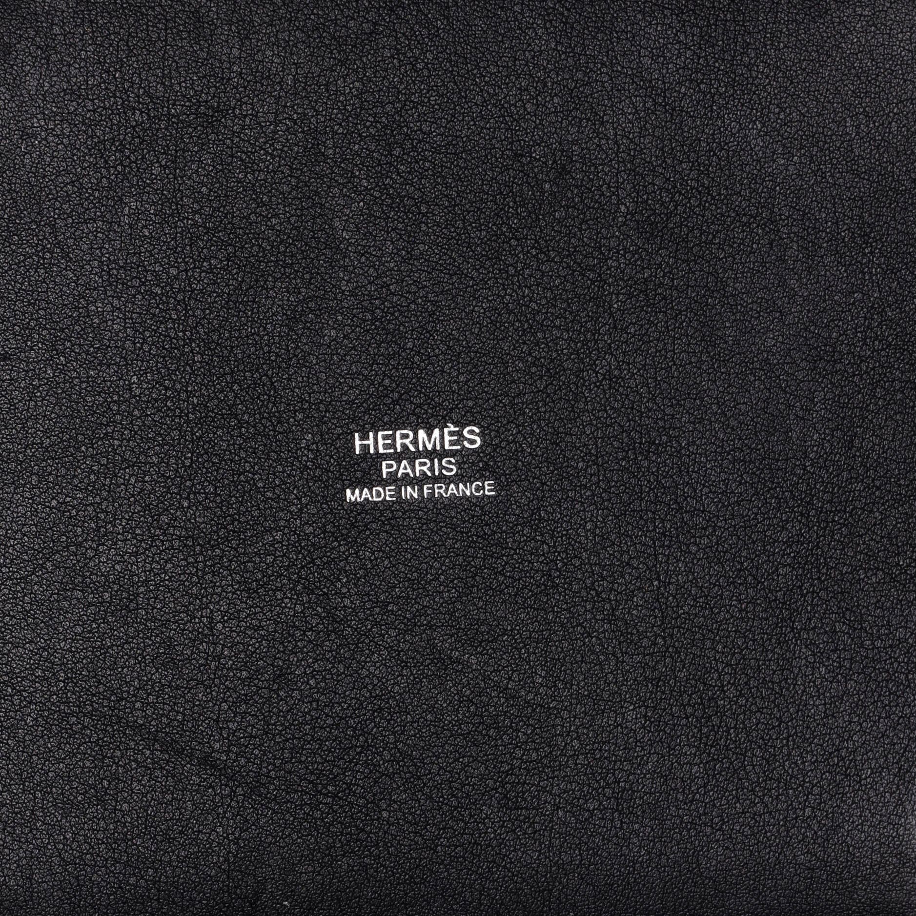 Pre-Owned Hermes Picotin Lock Bag Felt with Leather PM, Alternate, color, Gris Moyen