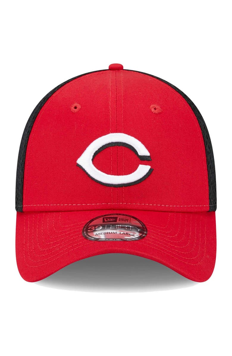 New Era Men's New Era Red Cincinnati Reds Team Neo 39THIRTY Flex Hat, Alternate, color, Red