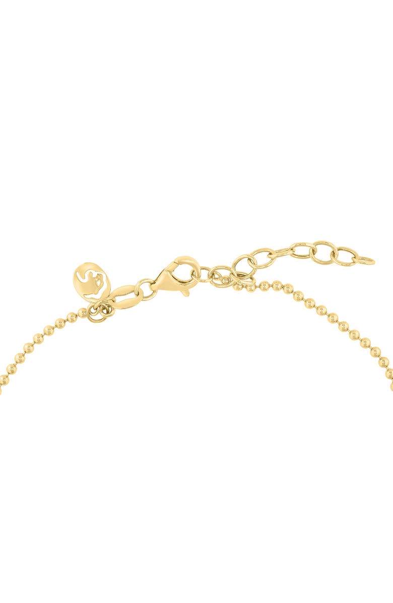 EFFY Semiprecious Stone & Diamond Evil Eye Bracelet, Alternate, color, Green