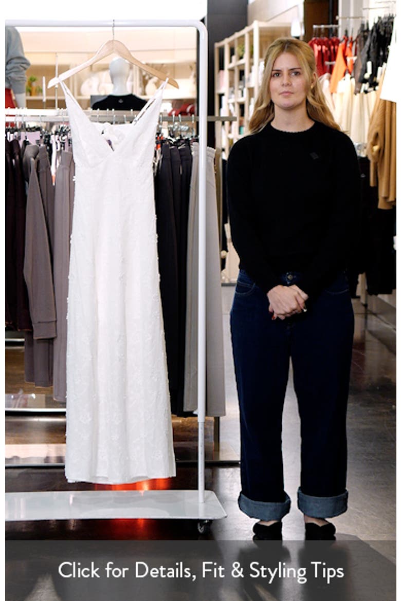 Ford Floral Embroidered A-Line Maxi Dress video