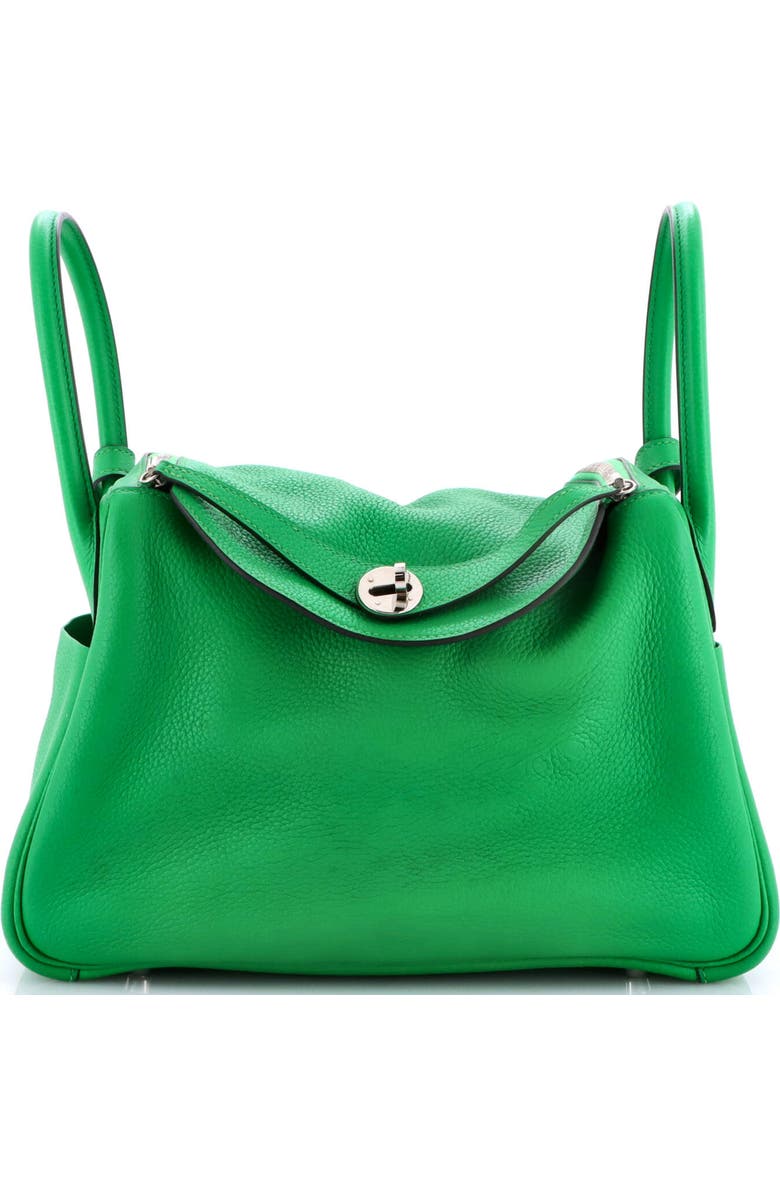 Pre-Owned Hermes Lindy Bag Clemence 30, Main, color, Green