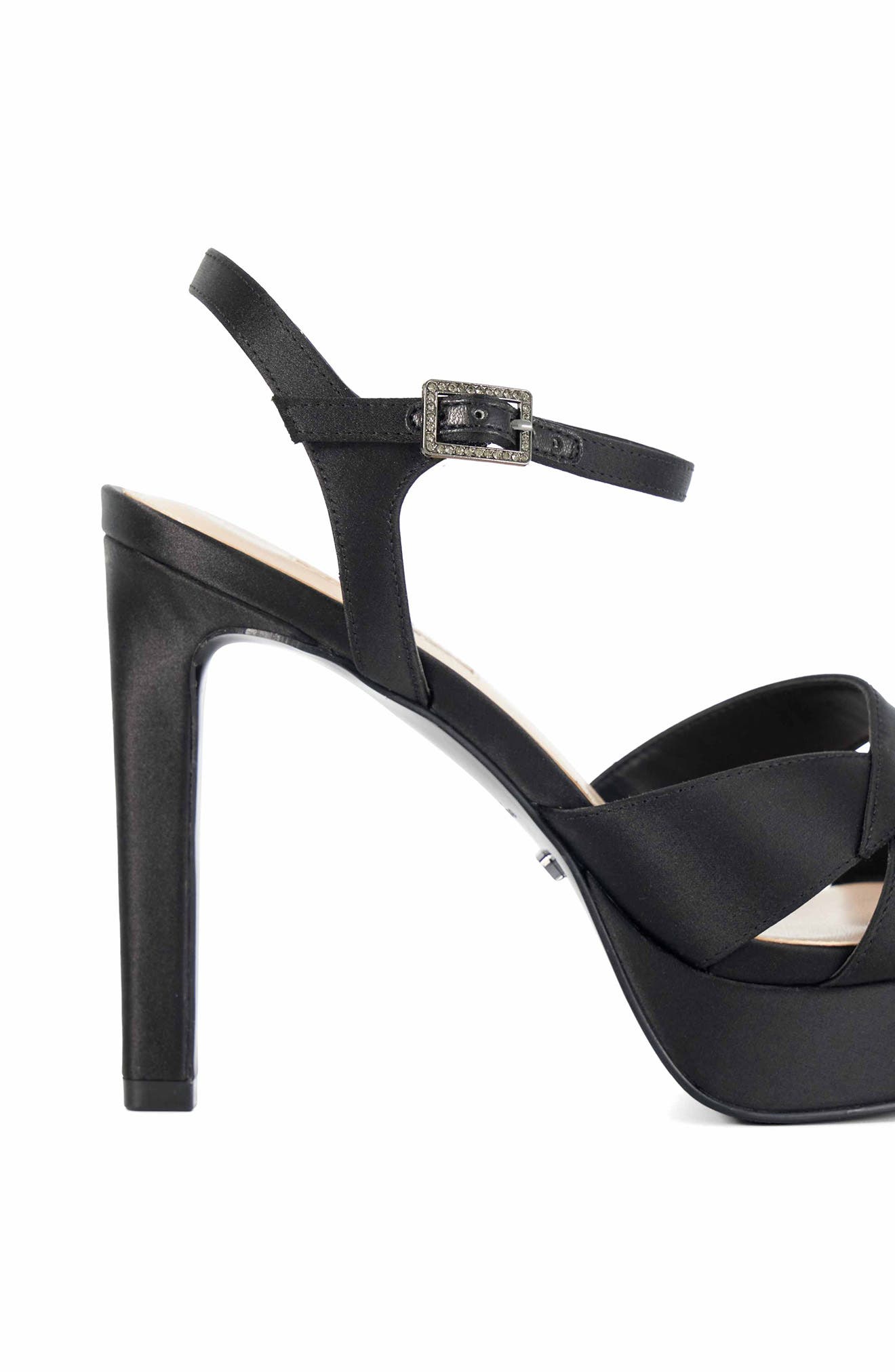 Mayve Platform Sandal, Alternate, color, BLACK