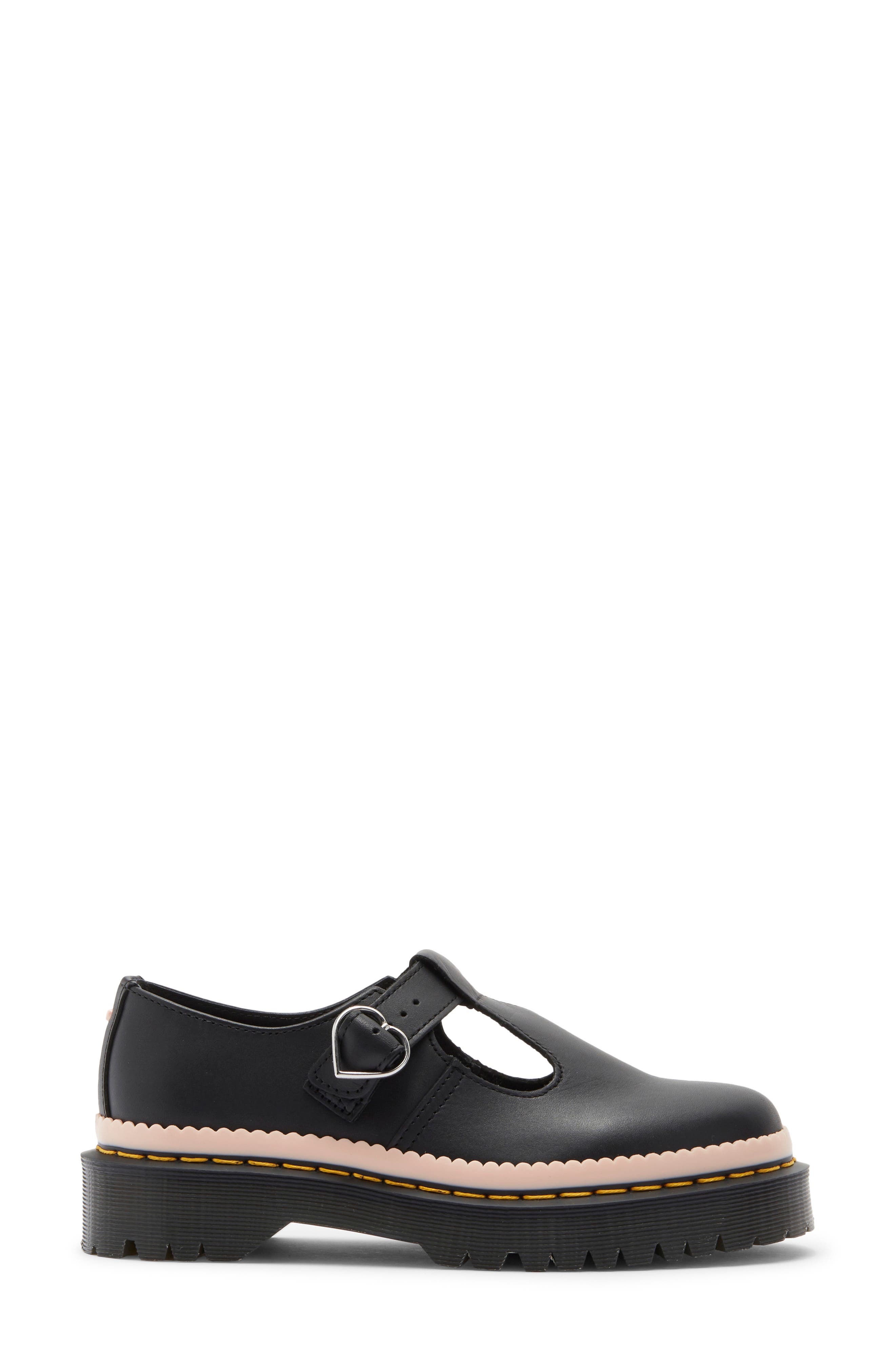 Dr. Martens Polley Bex Platform Mary Jane Shoe, Alternate, color, Black