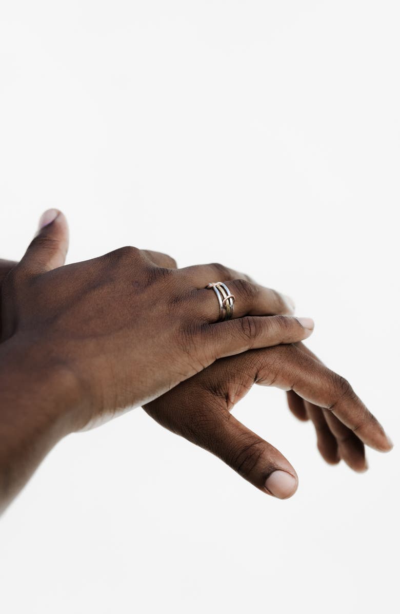 Spinelli Kilcollin Solarium Mix Linked Rings, Alternate, color, 