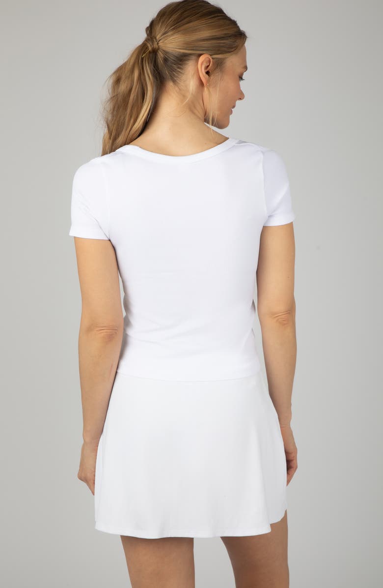 90 DEGREE BY REFLEX Seamless Scoop Neck 3-Pack T-Shirt Set, Alternate, color,