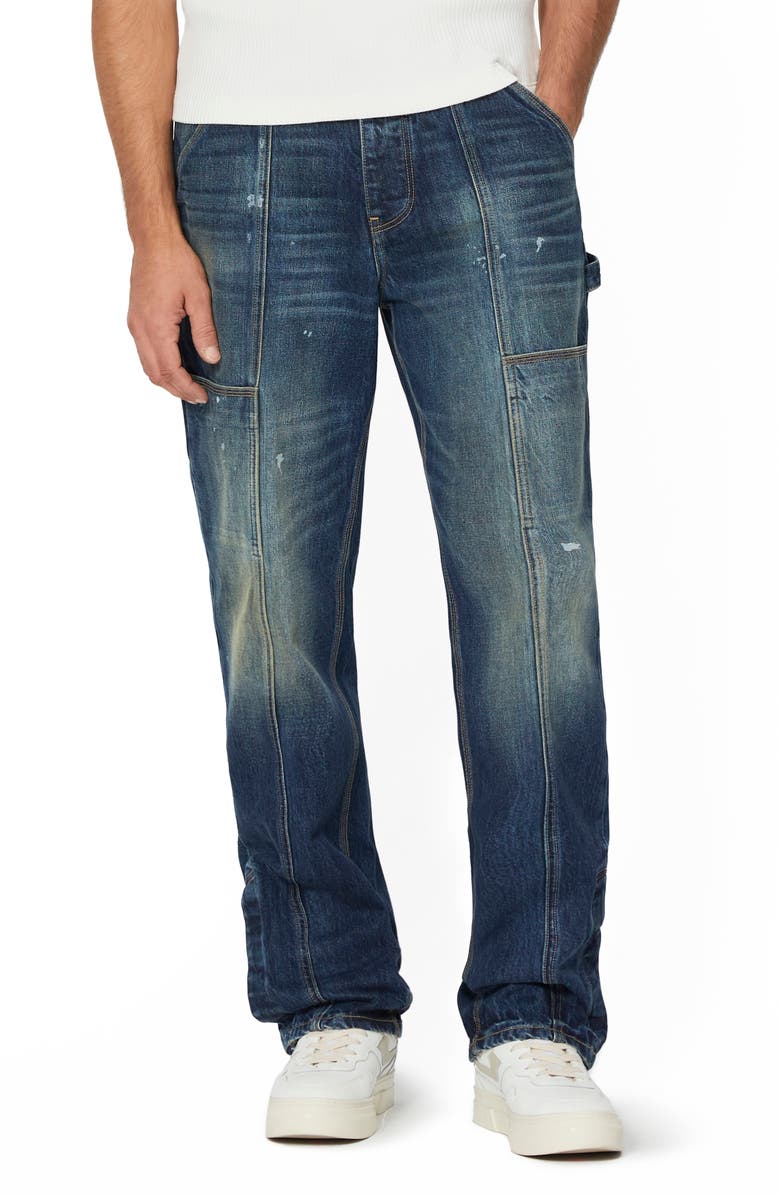 VAYDER Straight Leg Carpenter Jeans, Main, color, Savoy