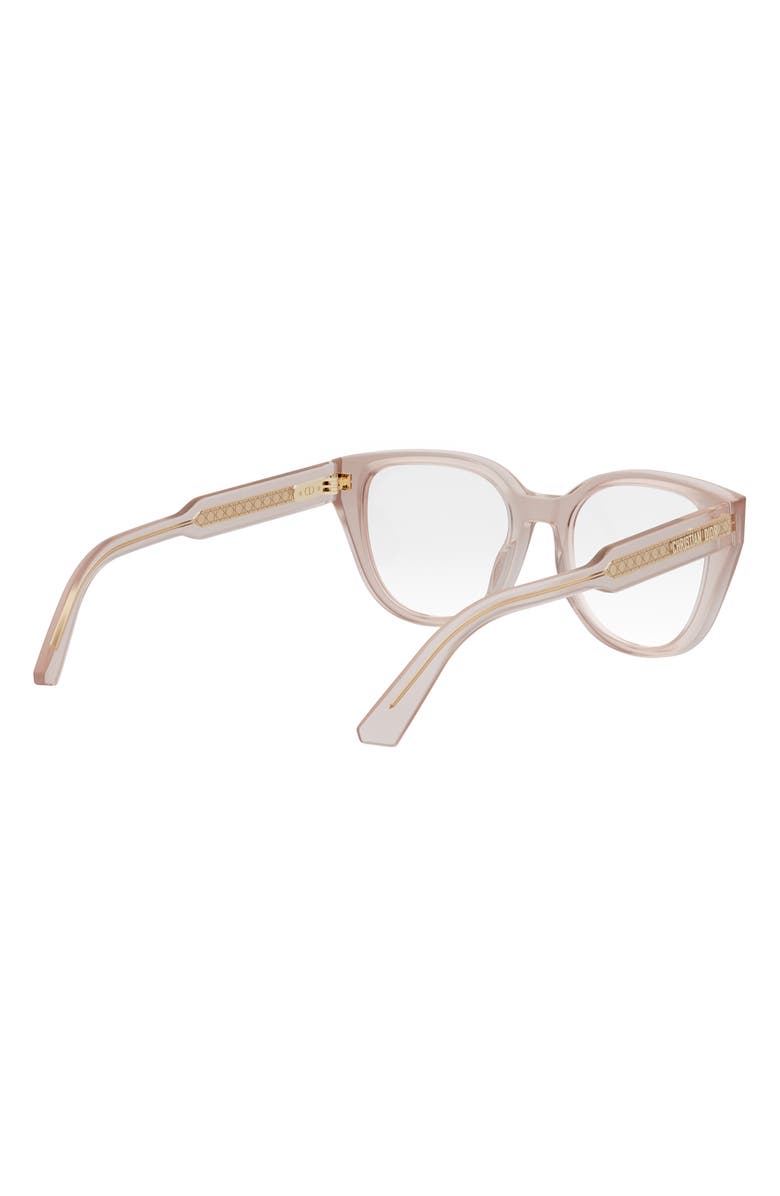 DIOR 'DiorPrismeO B1I 52mm Butterfly Eyeglasses, Alternate, color,