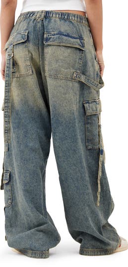 BDG Urban Outfitters Strappy Baggy Cargo Jeans | Nordstrom