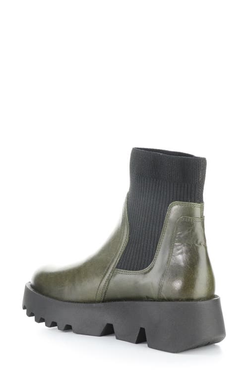 Fly London Zool Chelsea Boot In Green