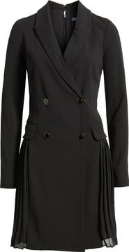Julia Jordan Double Breasted Long Sleeve Coat Dress