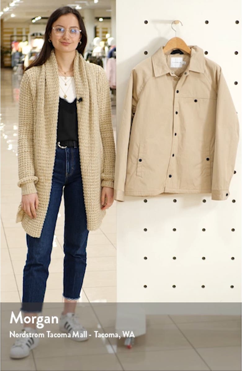 Classic Fit Coach Jacket, sales video thumbnail