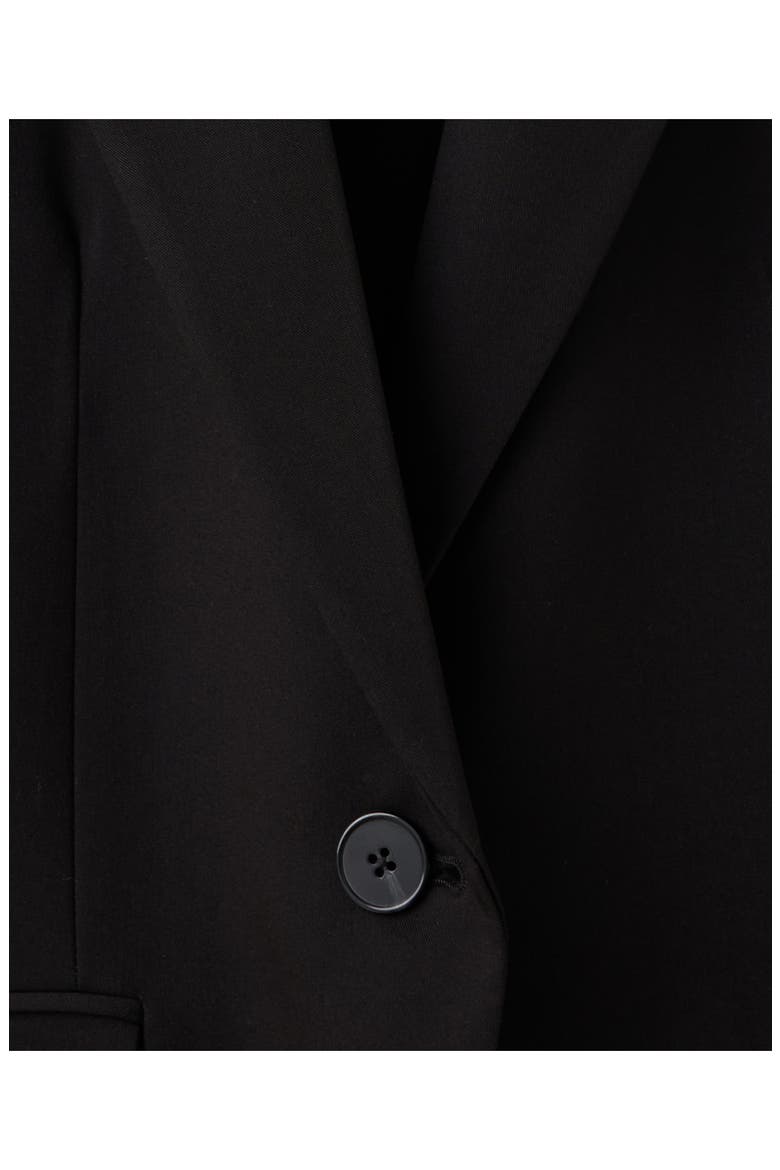 Notch Collar Blazer, Alternate, color, BLACK