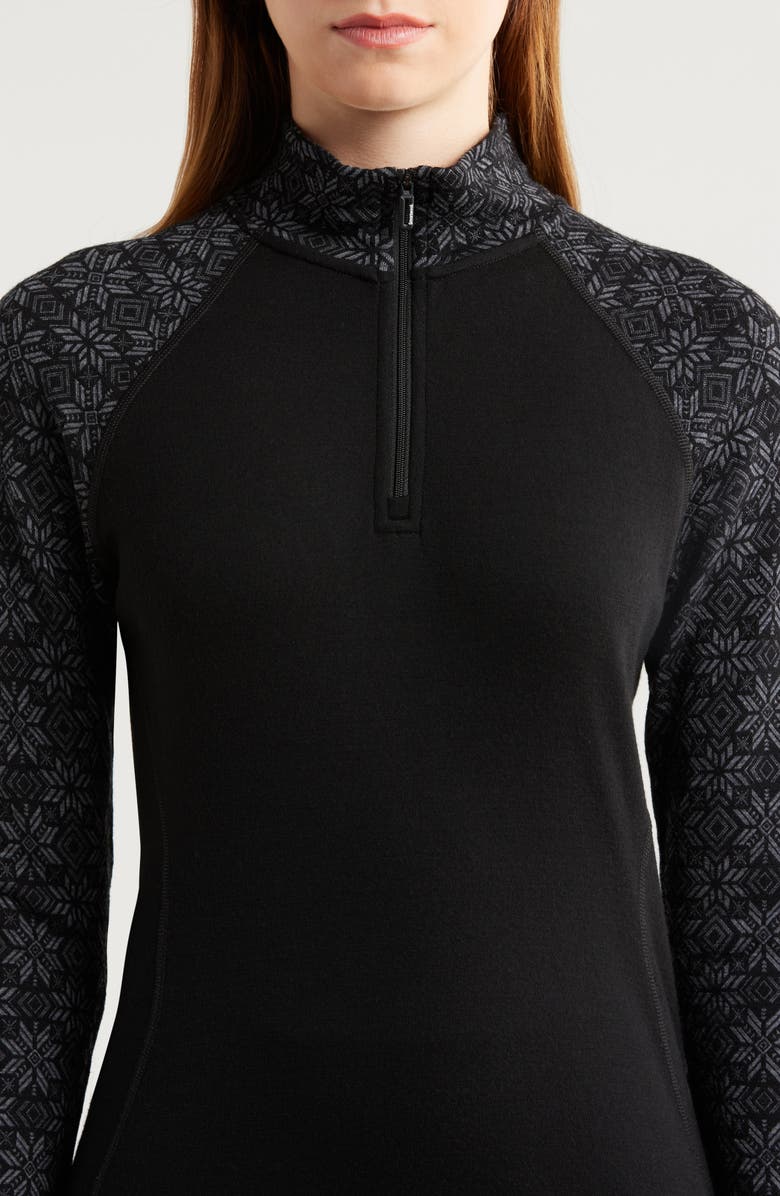 Smartwool Classic Themal Merino Wool Base Layer Quarter Zip Top, Alternate, color, 