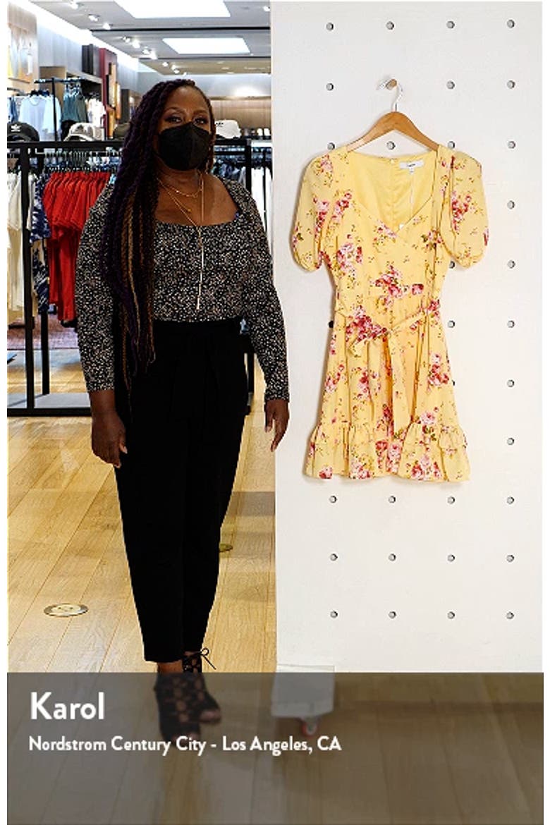Quinn Floral Belted Minidress video