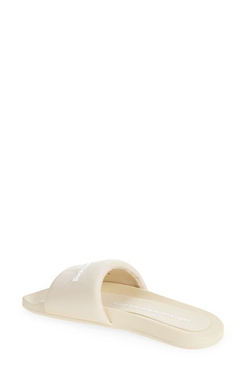 Alexander Wang Women Logo Slide Sandals In Multi