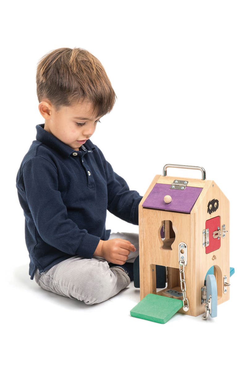 Tender Leaf Toys Monster Lock Box, Alternate, color, Multi