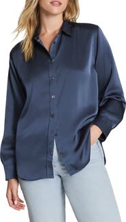 SPANX® Better Than Silk Button-Down Shirt