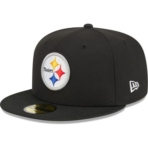 Men's New Era Black Pittsburgh Steelers  Main 59FIFTY Fitted Hat