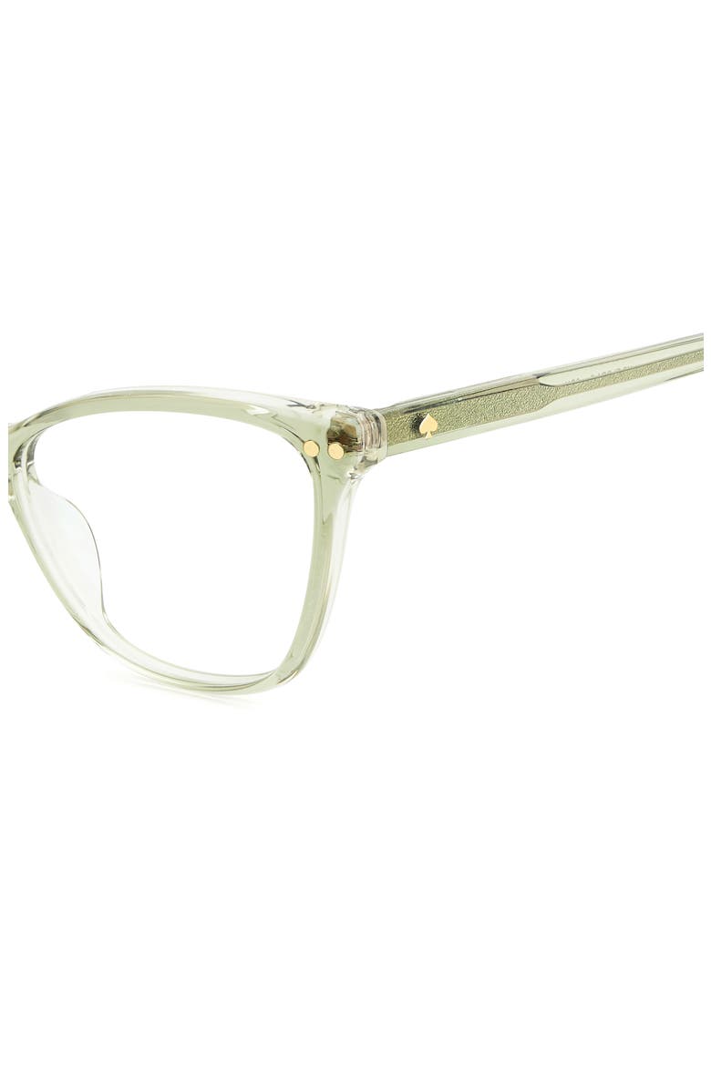 elora 50mm cat eye reading glasses, Alternate, color, CRYSTAL GREEN