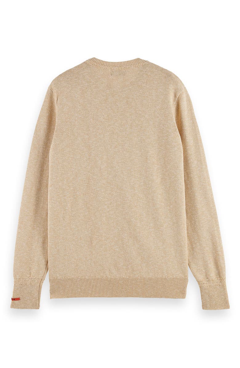 Scotch & Soda Mélange Recycled Cotton Blend Sweater, Alternate, color,